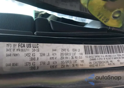 2017 Jeep Grand Cherokee Limited 4X4 from USA, damaged, VIN 1C4RJFBG8HC641246